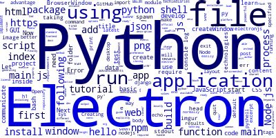 Using Python with Electron Tutorial .